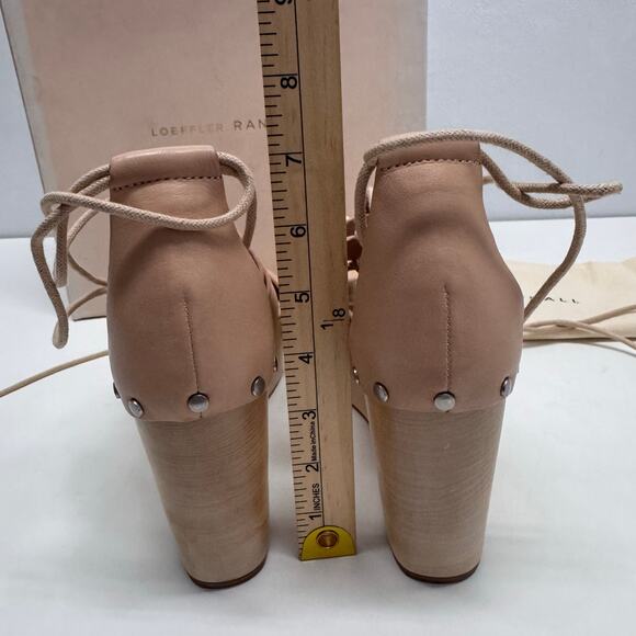Loeffler Randall | Shoes | Loeffler Randall Ines Wood Wedge  NEW Loeffler Randall Ines Wood Wedge Sandal Natural Lace Up Ankle Wrap 10 Resort
